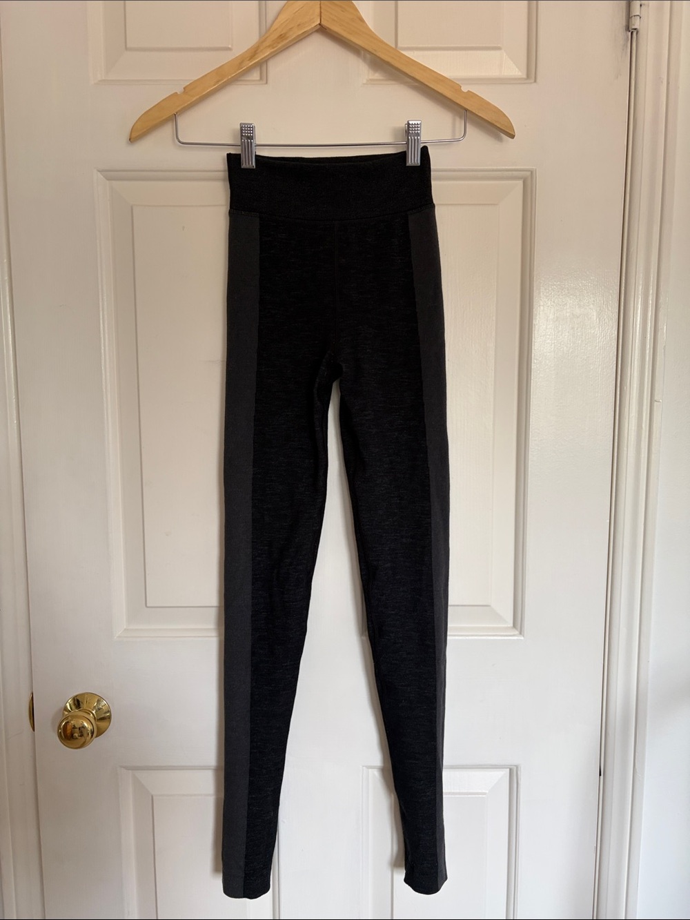 Lululemon Rulu Thermal Leggings Heathered Grey Size 0 Like New